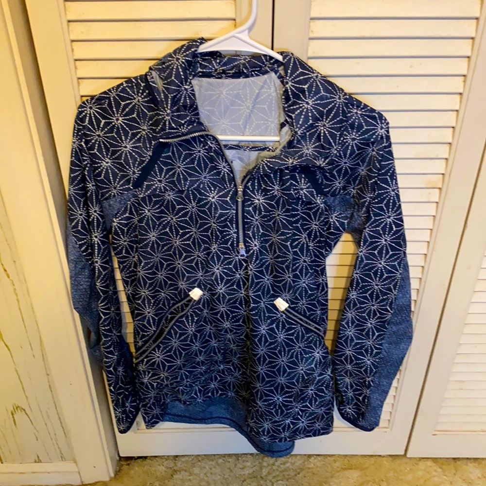 LuLu Lemon Size 4 Quarter Zip Rain Jacket